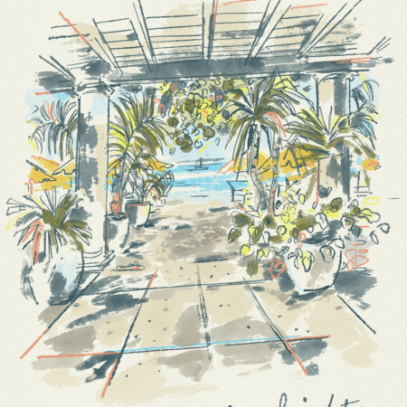 Palm Heights Grand Cayman (8" x 10" print)